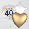 Cheers To 40 Years Foil Balloon Bouquet