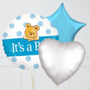 It's a Boy Teddy Balloon Bouquet