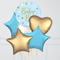 Magical Baby Boy Foil Balloon Bouquet