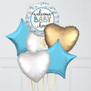 Welcome Baby Boy Balloon Bouquet