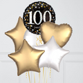 Sparkling Celebration 100th Birthday Balloon Bouquet