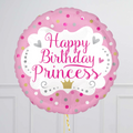 Happy Birthday Princess Foil Balloon Bouquet