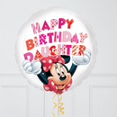 Happy Birthday Daughter Minnie Mouse Foil Balloon Bouquet