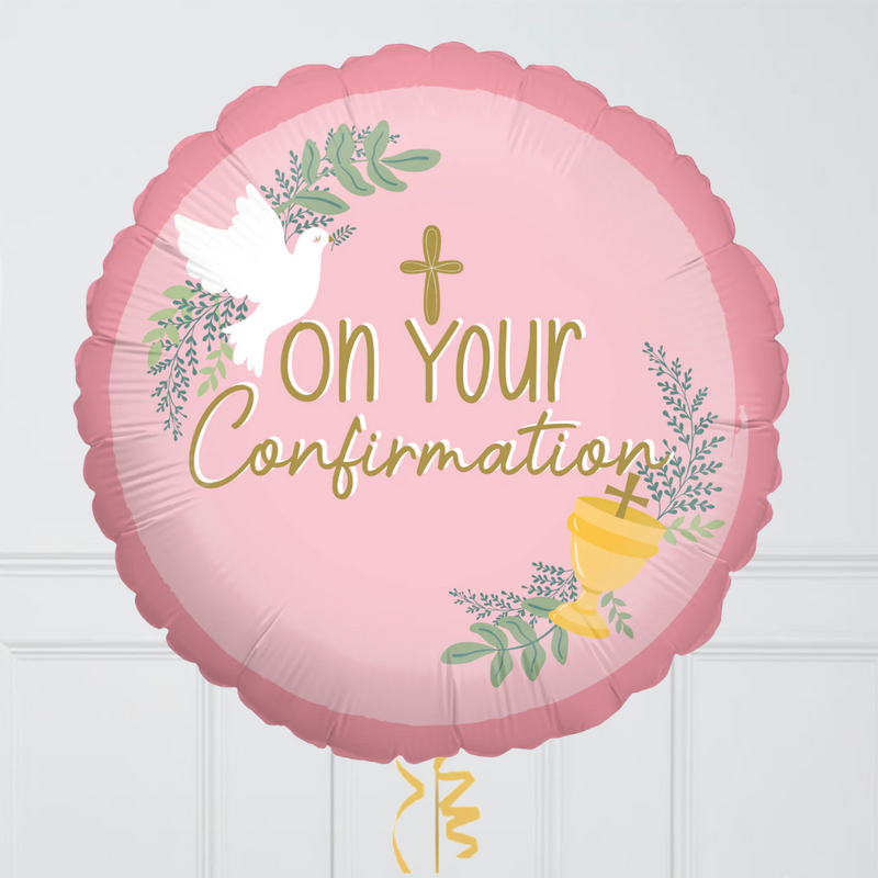 Pink On Your Confirmation Foil Balloon Bouquet