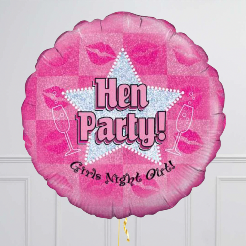 Hen Party Sparkly Foil Balloon Bouquet