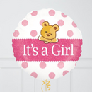 It's a Girl Teddy Foil Balloon Bouquet