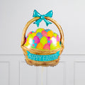 Happy Easter Egg Basket Balloon Package