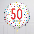 50th Birthday Foil Balloon Bouquet