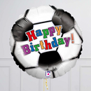 Football Happy Birthday Foil Balloon Bouquet