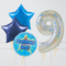 Inflated Birthday Boy Balloon Number (One Number)