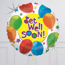 Get Well Colourful Balloon Bouquet