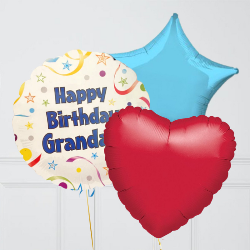 Happy Birthday Granddad Foil Balloon Bouquet