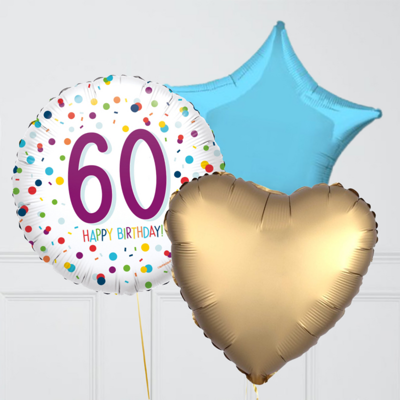 Bouquet balloons happy birthday 60  Balloons, Birthday, Happy birthday