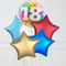 18th Birthday Rainbow Blue Confetti Inflated Foil Balloon Bouquet