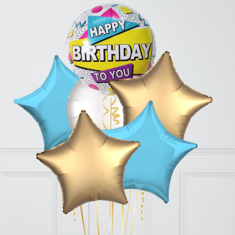 Happy Birthday To You Foil Balloon Bouquet