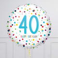 40th Birthday Foil Balloon Bouquet