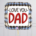 Love You Dad Foil Balloon Bouquet