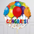 Colourful Congrats Foil Balloon Bouquet