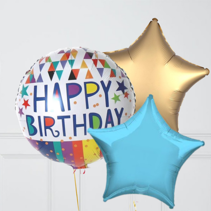 Bright Happy Birthday Balloon Bouquet