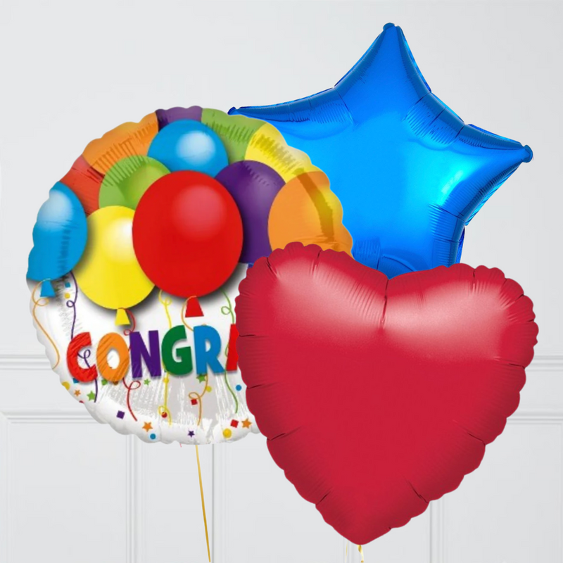 Colourful Congrats Foil Balloon Bouquet