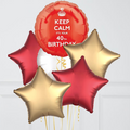 Keep Calm Its Your 40th Birthday Foil Balloon Bouquet