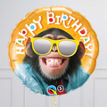 Crazy Monkey Happy Birthday Balloon Bouquet