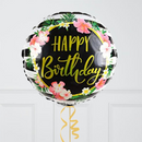 Tropical Happy Birthday Foil Balloon Bouquet