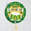 Happy St Patrick's Day Beer Inflated Foil Balloon Bunch