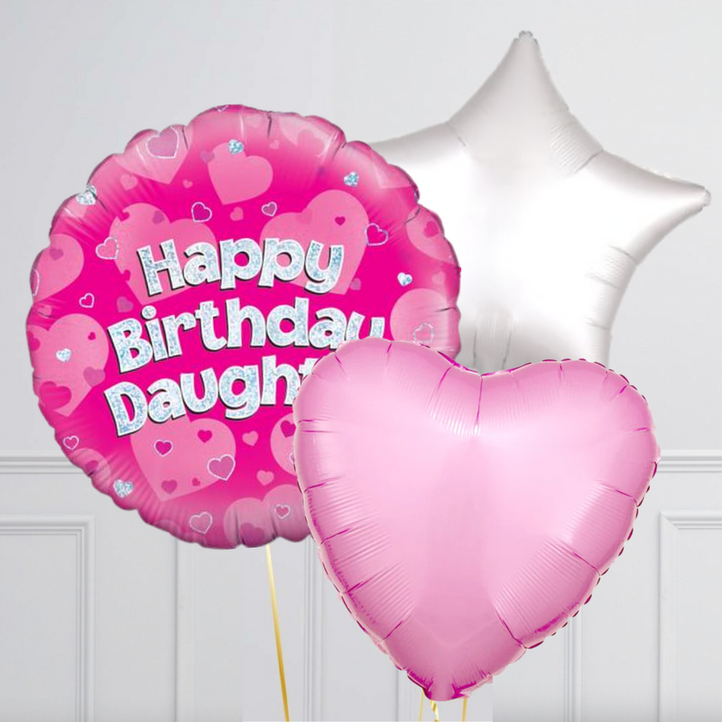 Happy Birthday Daughter Foil Balloon Bouquet