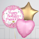 Happy Birthday Princess Foil Balloon Bouquet