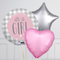 It's a Girl Silver & Pink Foil Balloon Bouquet