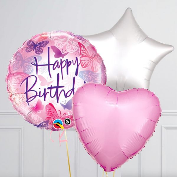 Butterfly Birthday Balloon Bouquet