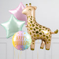 Birthday Giraffe Inflated Balloon Package