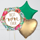 Flowers Best Mom Ever Happy Mother's Day Balloon Bouquet