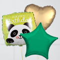 Panda Jungle Happy Birthday Foil Balloon Bunch