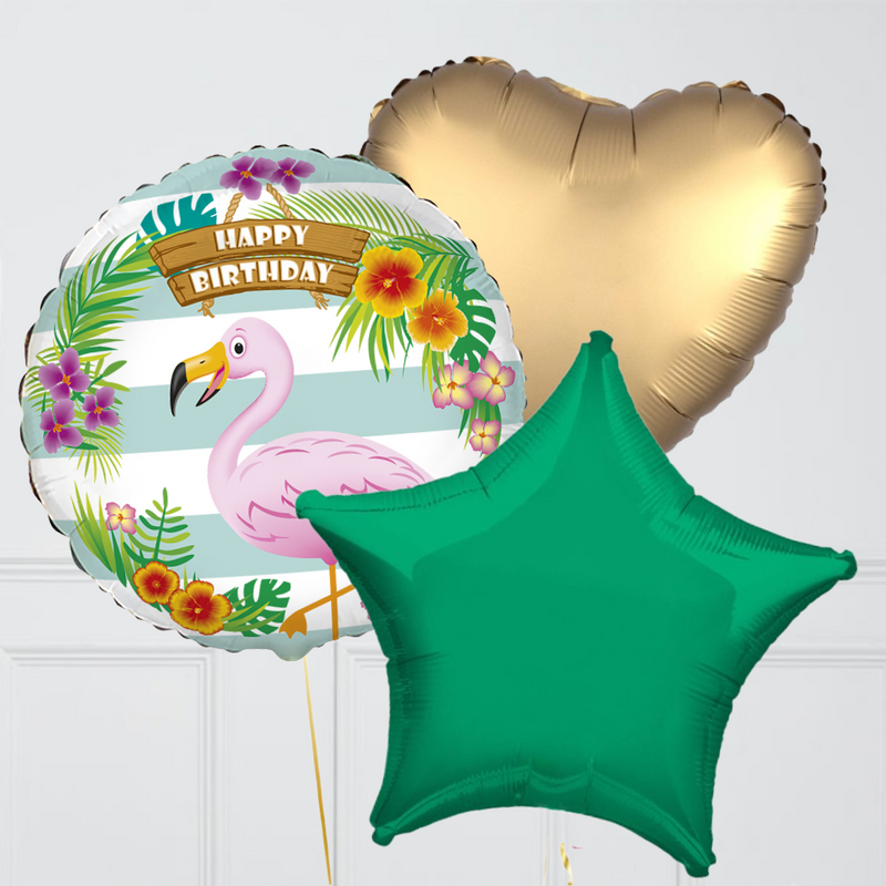 Happy Birthday Flamingo Foil Balloon