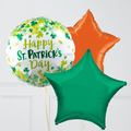 Happy St Patrick's Day Inflated Foil Balloon Bunch