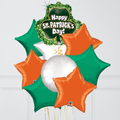 St. Patrick's Shamrock Balloon Bunch