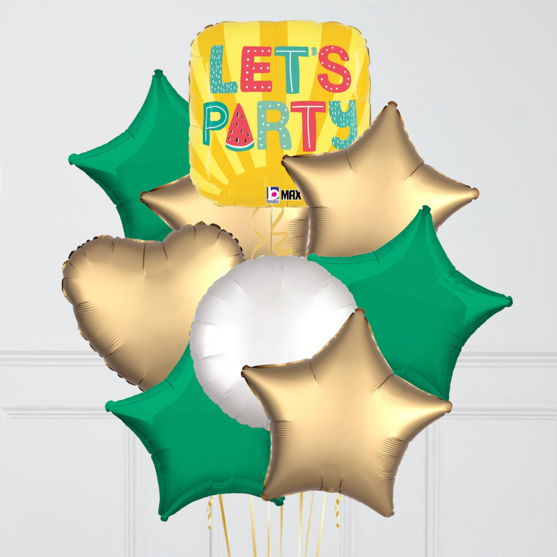 Let's Party Foil Balloon Bouquet