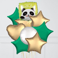 Panda Jungle Happy Birthday Foil Balloon Bunch