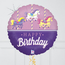 Happy Birthday Carousel Foil Balloon Bouquet