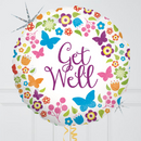 Get Well Butterflies Balloon Bouquet