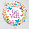 Get Well Butterflies Balloon Bouquet