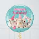 Puppies Happy Birthday Balloon Bouquet