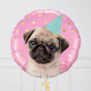 Party Pug Foil Balloon Bouquet