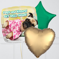 Pugs & Kisses Get Better Soon Balloon Bouquet