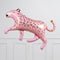 Pink Leopard Birthday Inflated Balloon Package