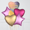 Wedding Wishes Foil Balloon Bouquet