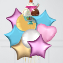 Ice Cream Inflated Birthday Balloon Bouquet