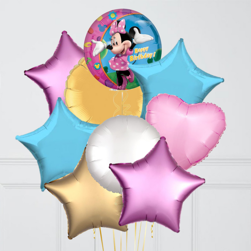 Happy Birthday Mickey Mouse Foil Balloon Bouquet